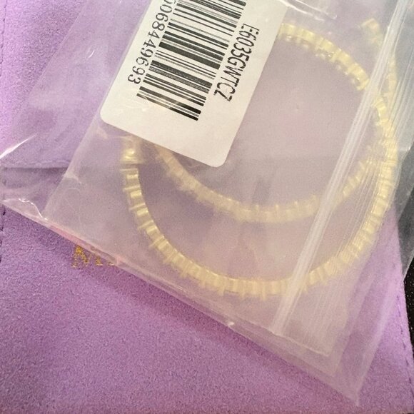 Melinda Maria Heiress Hoops 2" Earrings - Picture 4 of 4